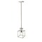 Z-Lite Quadra 1 Light Mini Pendant, Brushed Nickel + Black 456MP-BN-BK - alternate 3